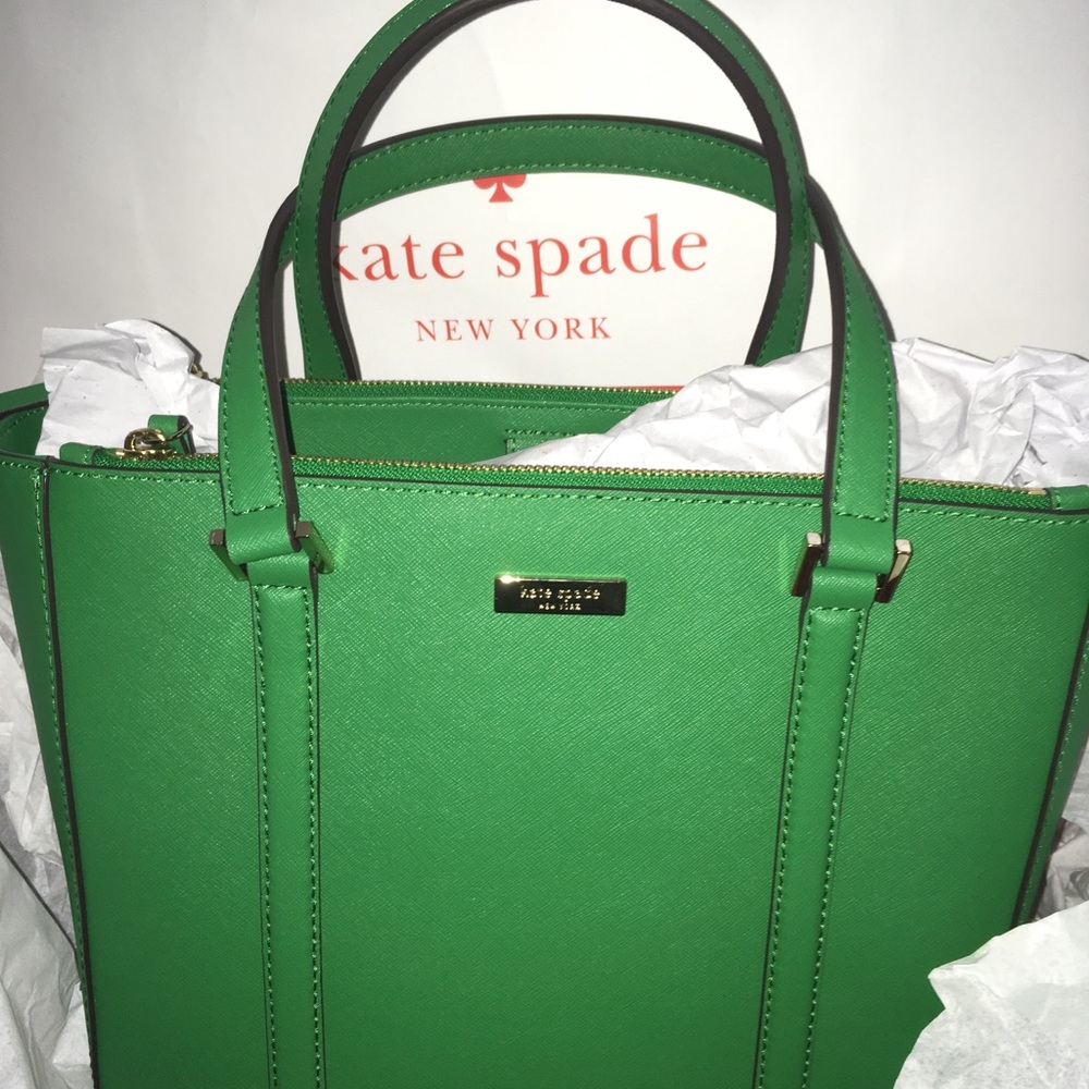 Kate Spade, Cadene,  Ltd.  “Green Bean” color NWT